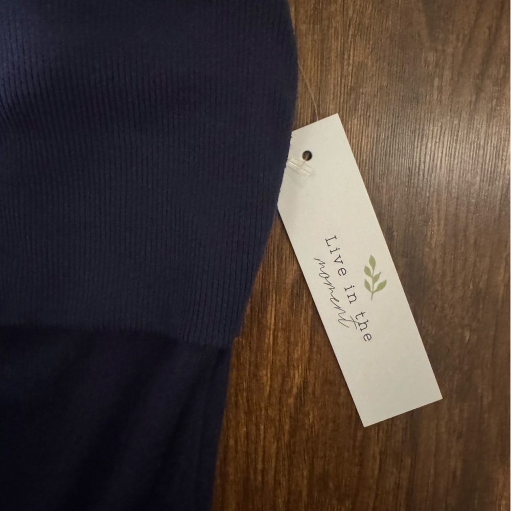 NWT Strapless Navy Blue Bodysuit | Large - Picture 4 of 8